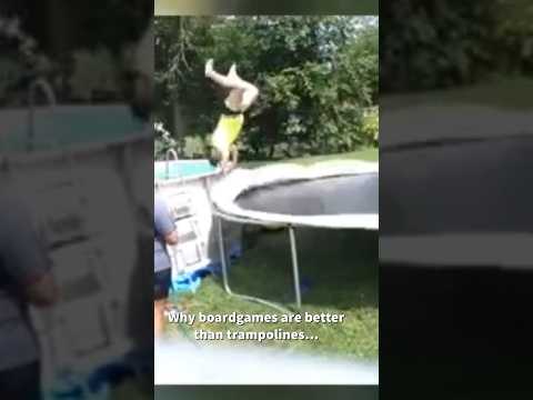 Boardgames Vs. Trampolines
