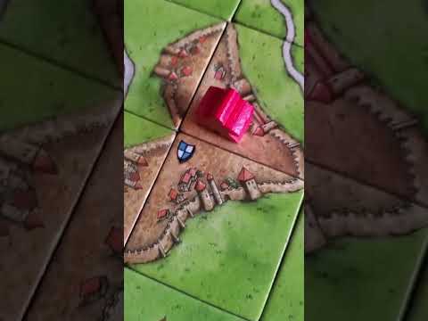 Homer Simpson plays Carcassonne