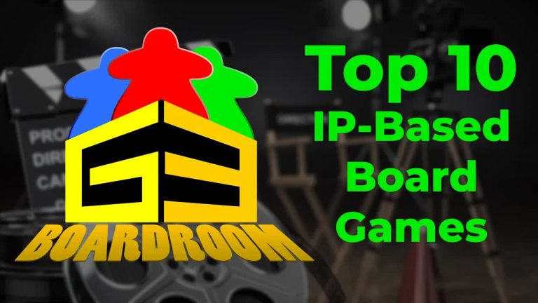 Top 10 Board Games based on movies, TV, books…