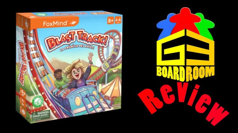 A kid and 3 childish adults review Blast Track!